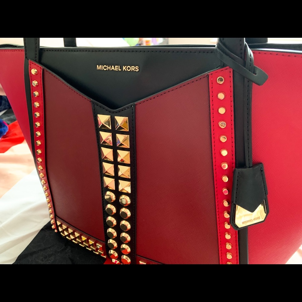 Michael Kors Whitney Studded Large Tote